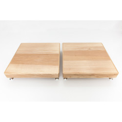 2 pcs. Shelf on spikes for acoustic system - get clean sound and elegant design.