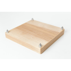 2 pcs. Shelf on spikes for acoustic system - get clean sound and elegant design.