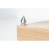 2 pcs. Shelf on spikes for acoustic system - get clean sound and elegant design.