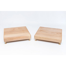 2 pcs. Shelf on spikes for acoustic system - get clean sound and elegant design.