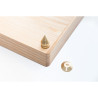 2 pcs. Shelf on spikes for acoustic system - get clean sound and elegant design.