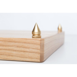 2 pcs. Shelf on spikes for acoustic system - get clean sound and elegant design.