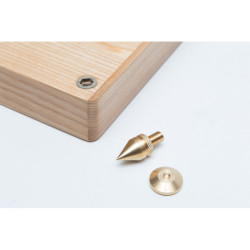 2 pcs. Shelf on spikes for acoustic system - get clean sound and elegant design.